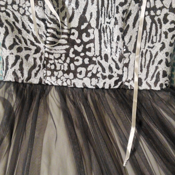 Delia's Strapless Animal Print Sequin Dress - Picture 6 of 7